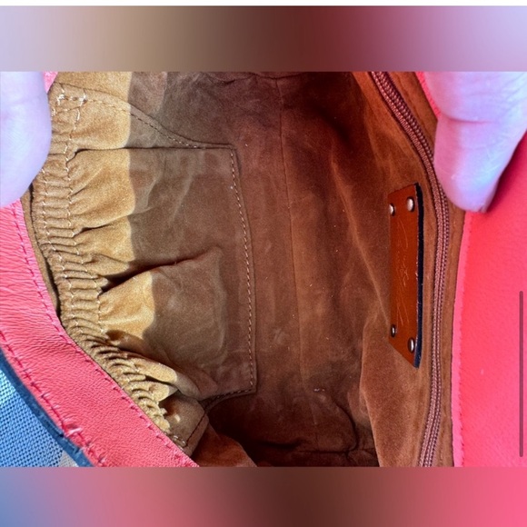 NWT Women’s PATRICIA NASH Noelle Top Handle Bag Petals Coral crossbody $200 - Picture 4 of 8